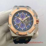 Audemars Piguet Michael Schumacher Copy Royal Oak Offshore Watch 2-Tone Blue 072822